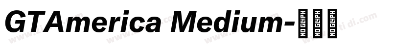 GTAmerica Medium字体转换